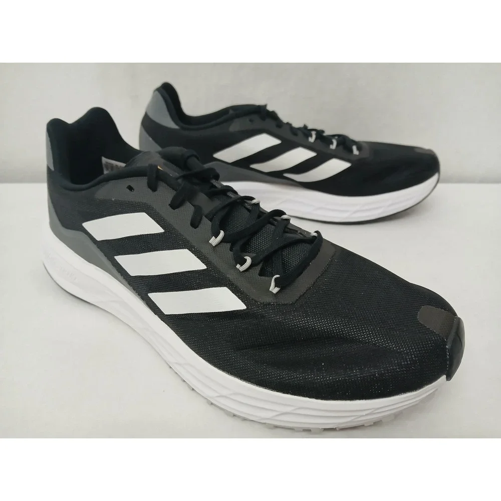 Adidas Men's SL20.2 M Light Strike Running Shoes Q46188 Black Grey White Sz 9‎